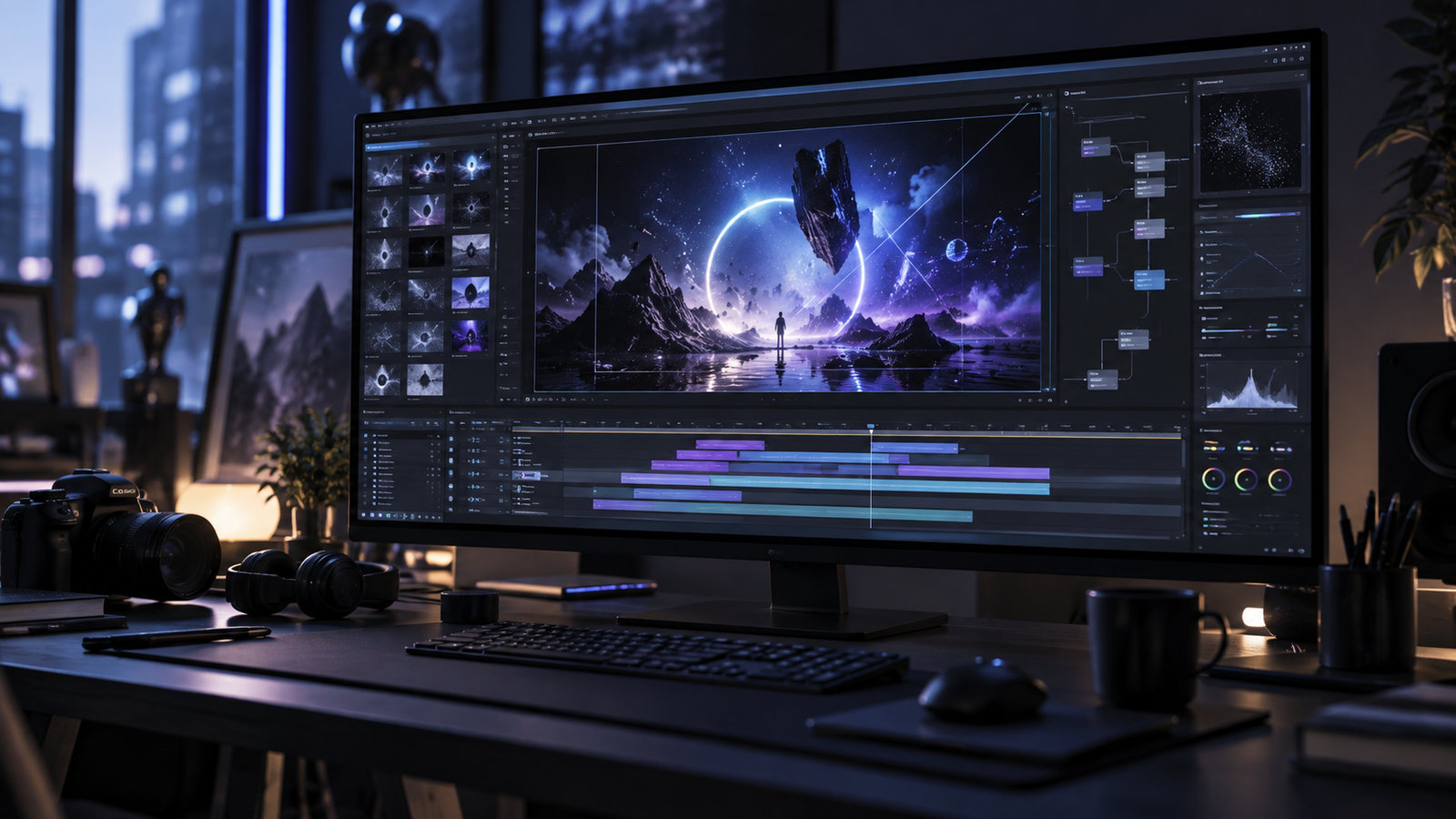 Recursos visuais integrados a uma produção audiovisual